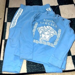 Baby Blue Versace Sweatsuit